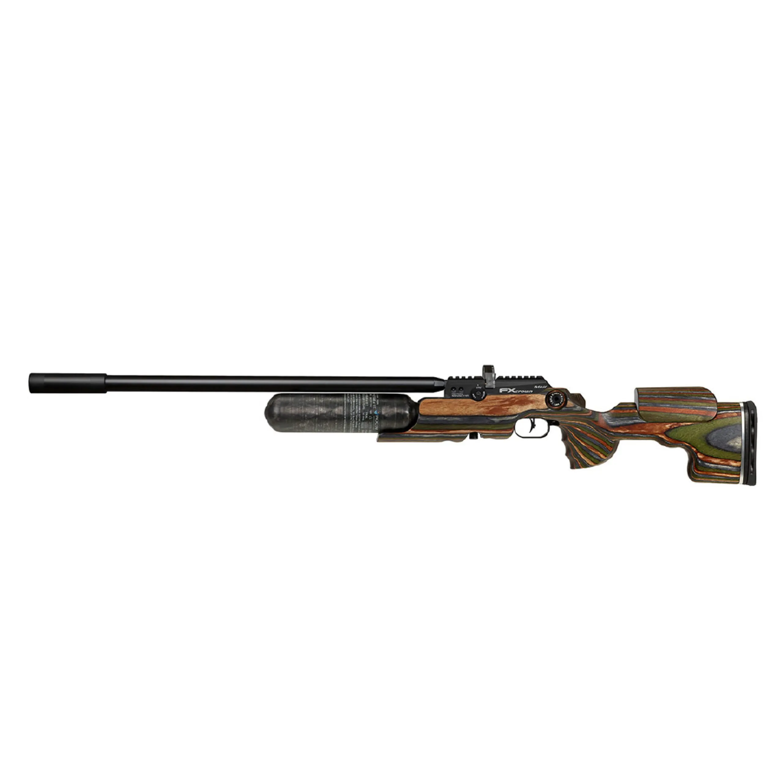 Rifle Pcp Fx Crown Mkii .25 Standard Plus Grs Green Left